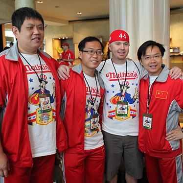 Chinese team with Aaron Osthoff