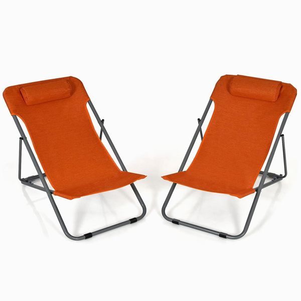 Goplus Beach Sling Chair