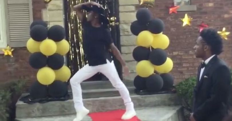 Teen Boy Waits Patiently As His Prom Date Re-creates Entirety of ...