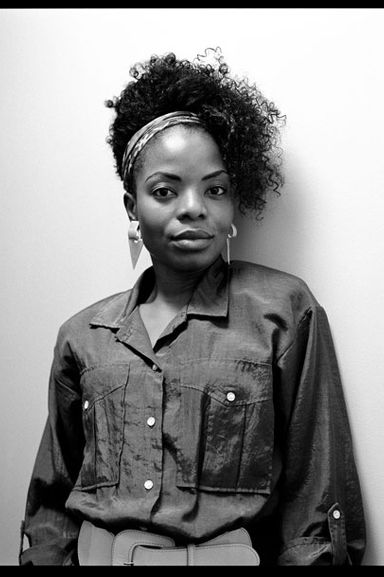 Marsha Stephanie Blake in the dressing rooms.