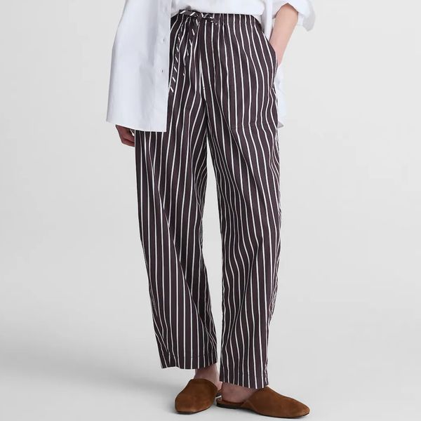 Madewell Pull-On Barrel-Leg Utility Pants in Poplin