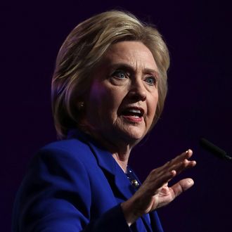 Hillary Clinton speaks during a Planned Parenthood Action Fund event June 10, 2016 in Washington, DC. 