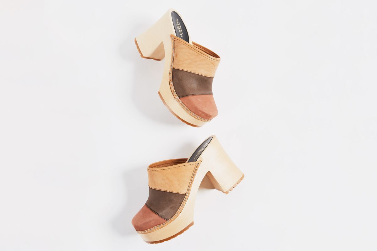 swedish hasbeens jill plateau clog