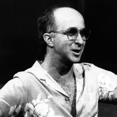 FILE - In this July 28, 1986 file photo, bandleader Paul Shaffer directs his band during a rehearsal for 