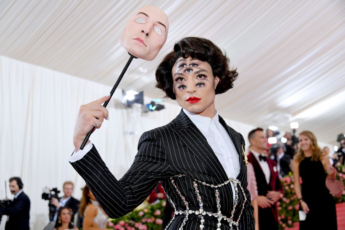 Jared Leto Carried His Own Gucci Head on the Met Gala Red Carpet