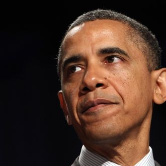 U.S. President Barack Obama speaks at the National Prayer Breakfast February 2, 2012 in Washington, DC. Obama defended his economic policies, echoing his recent State of the Union address.