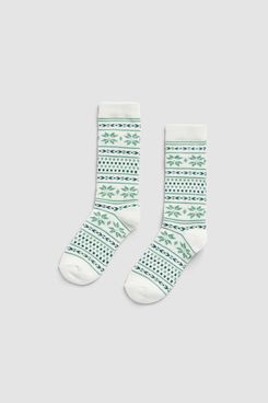 Cozy Earth The Snowflake Plush Lounge Sock