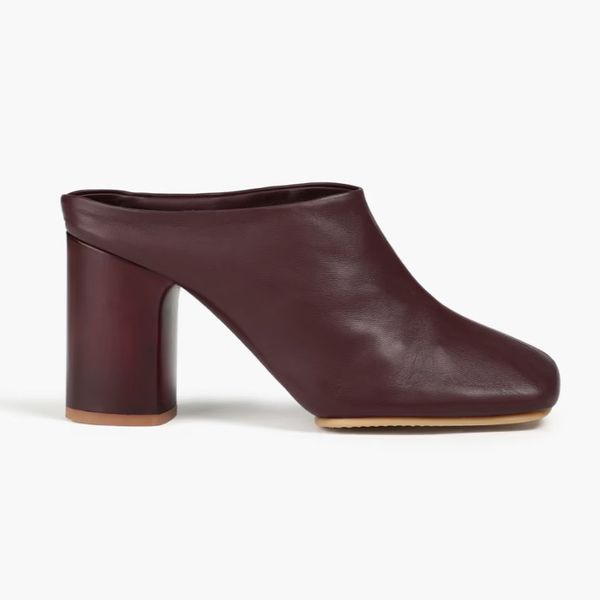 Mules de cuero Acne Studios