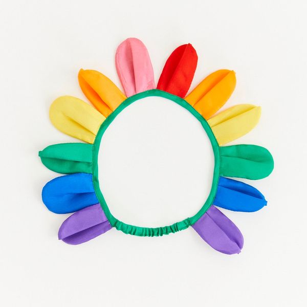 Sarah's Silks Rainbow Petal Crown