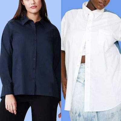 SHEIN CURVE+ Plus Roll Up Sleeve Blouse