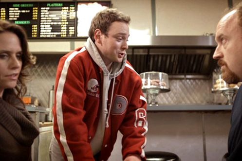 When: Season one, "Bully"
&nbsp;
The Situation: On a bland late-night date at a doughnut spot, Louie avoids a violent encounter with a meathead high schooler by agreeing to say, "You're very strong and young, I get it, you could kick my ass. I'm sure you could. So I'm really askin' you nicely to please not kick my ass, okay?"
&nbsp;
Low Point: "You did the right thing," Sandra says in one breath, followed up by "If I'm being totally honest, that was a turnoff" in the next. The fatality: "It's like a primitive thing or something — I mean, you see this guy just totally debase himself, just to be safe? My mind is telling me you are a great guy. But my chemistry is telling me that you're a loser."
&nbsp;
Shame Meter: 8. Possibly more painful than if Louie had just taken the jock's pummeling.