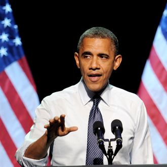 President Barack Obama speaks at the 