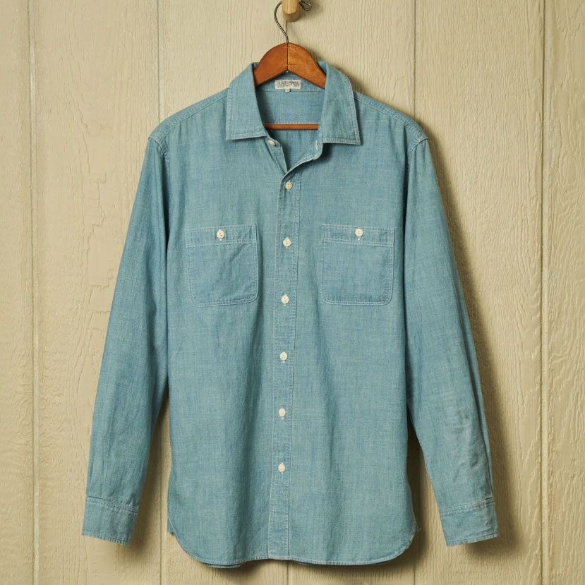 Quaker Marine Supply Co. Chambray Work Shirt