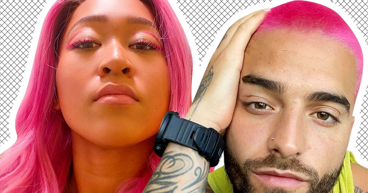 Naomi Osaka, Shakira, and More Get Hot-Pink Hair for 2021