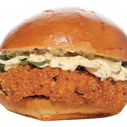 200 Fifth Ave., at 23rd St.; 212-229-2560; Monday through Friday at lunch (See the Listing)   Does Italy have a fried-fish-sandwich tradition? Who cares? The catch of the day (recently skate) is wonderfully fresh and beautifully fried, the shallot-and-caper-enhanced tartar homemade, and there’s a refreshing clump of arugula-fennel salad to liven things up.