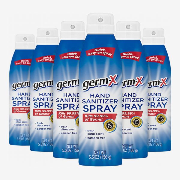 Germ-X Hand Sanitizer Spray, 5.5 Ounces (Pack of 6)