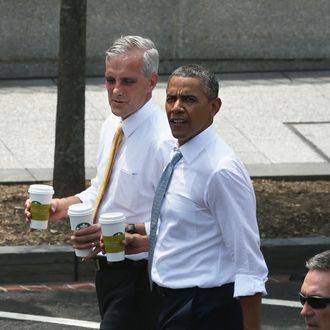 President Obama Goes Wild, Makes a Starbucks Run