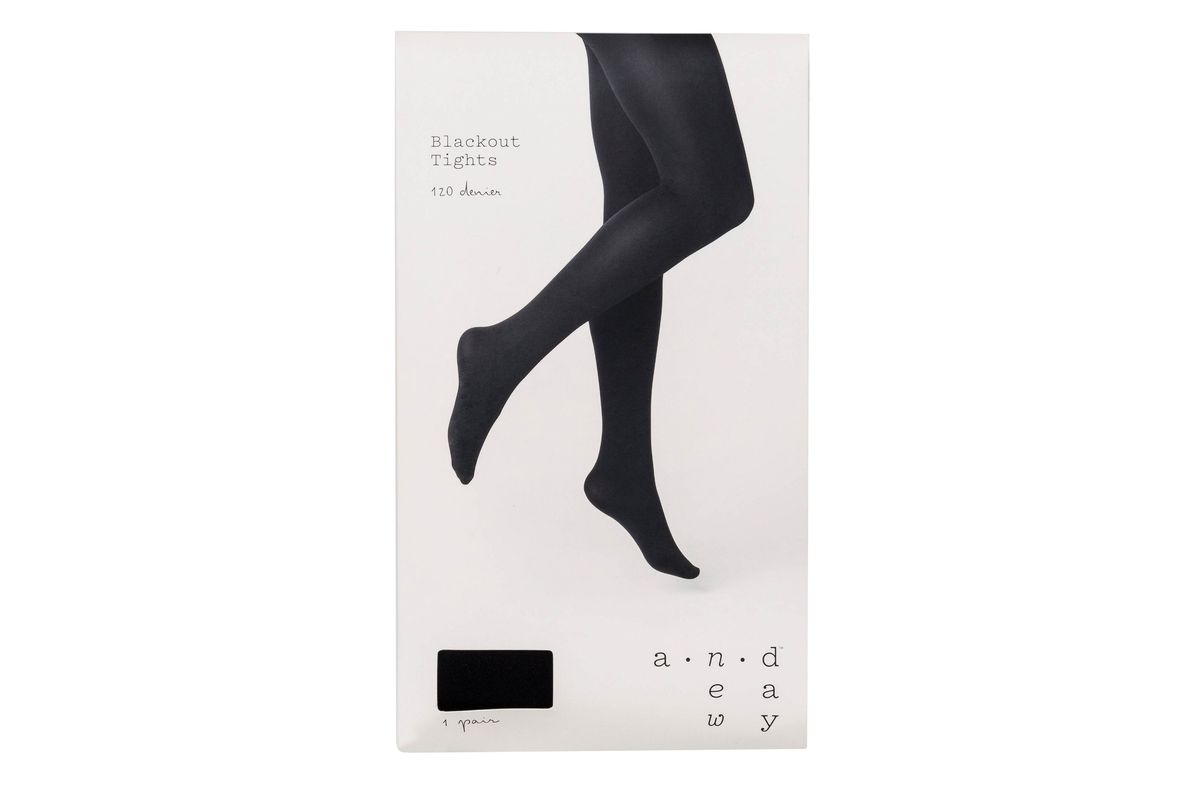 40D Microfiber Control Top Pantyhose 2 Pairs Opaque Tights for Women 