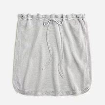 Maryam Nassir Zadeh X J.Crew Sheer Metallic Mini Skirt