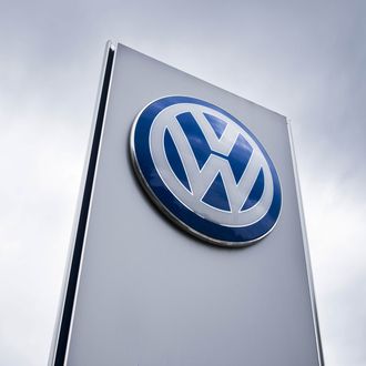 A Volkswagen dealer in Berlin on September 22, 2015. 