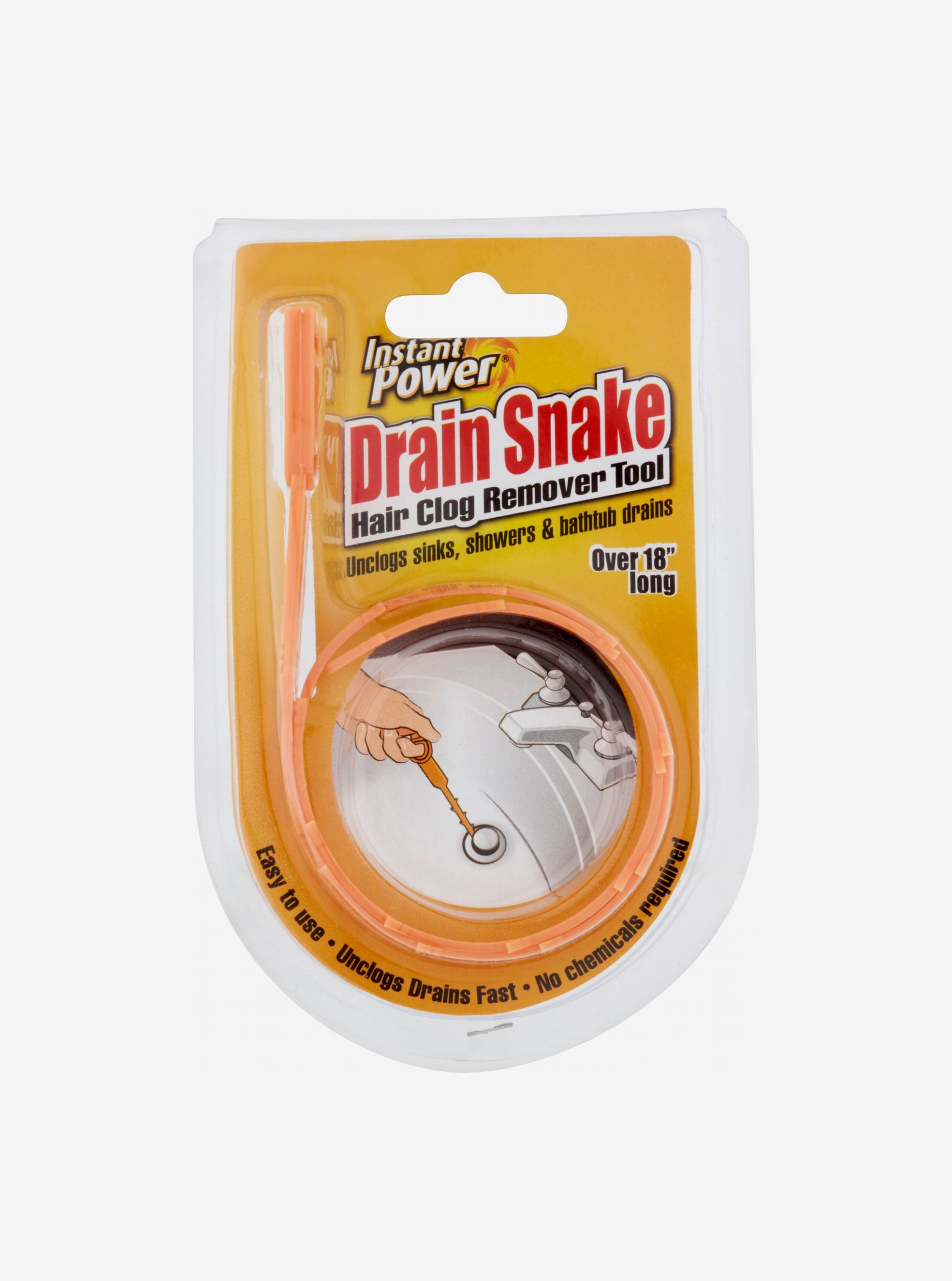 Vastar 4 Pack 19.6 Inch Drain Snake Hair Drain Clog Remover