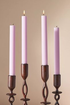 Anthropologie Fluted Taper Candles - Set of 4