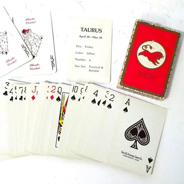 Taurus the Bull Playing Cards