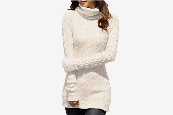 hooded plain loose long sleeve knitting sweaters