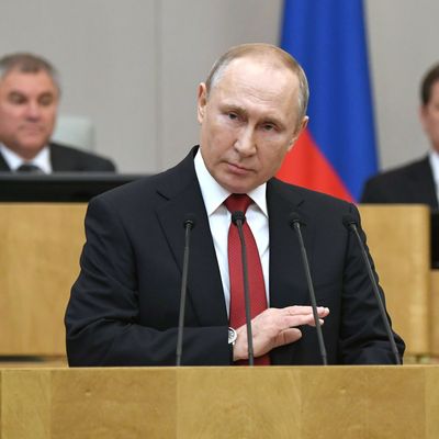 Putin Graciously Backs Plan for 12 More Years in Power