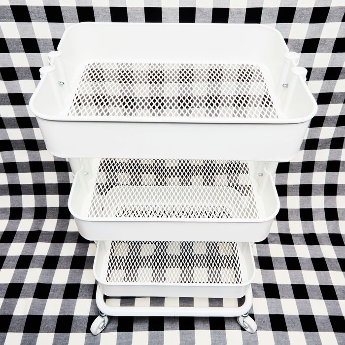 Cabinet Pot Rack Prep & Savour Finish: White