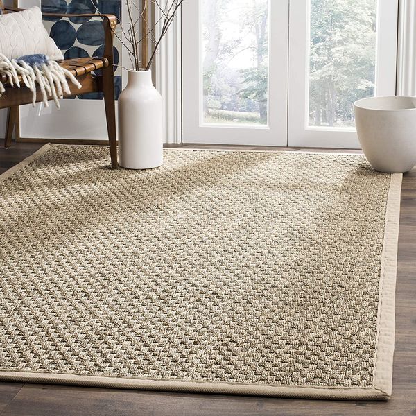 Safavieh Basket-Weave Summer Seagrass Area Rug (4' x 6')