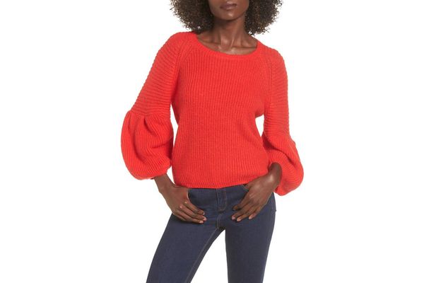 Leith Bubble Sleeve Sweater