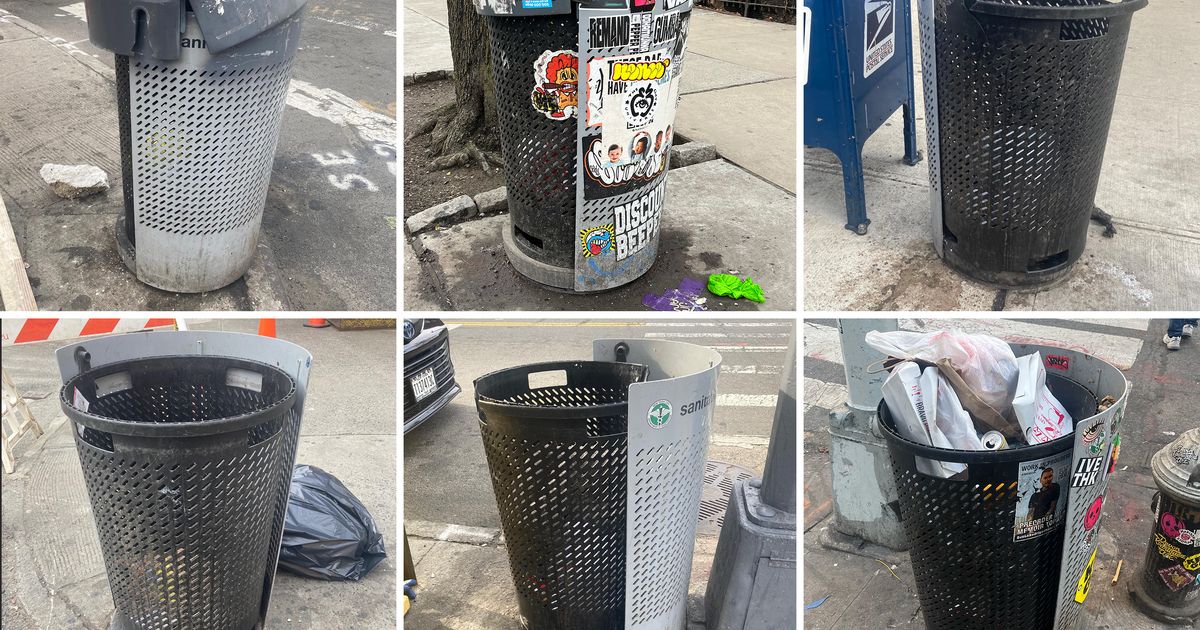 Are the City's New Trash Cans Breaking Already?