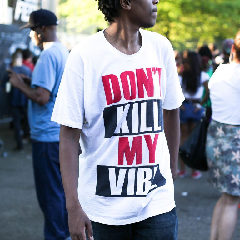 Street Style: Crop Tops, Colors, and Wild Prints at the Afropunk Fest