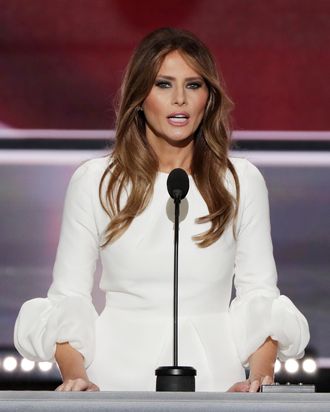 Melania Trump speaks at the RNC.