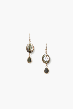 Chan Luu Rabat Drop Earrings Abalone Mix