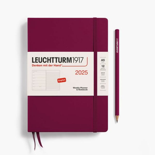 Leuchtturm1917 Weekly Planner and Notebook 2025