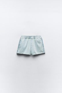 Zara TRF Denim Jogger Shorts