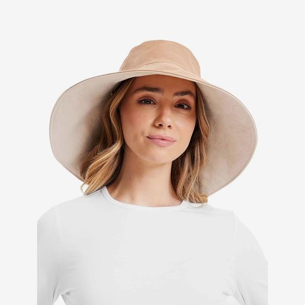 Solbari Ultra-Wide Cotton Linen Sun Hat
