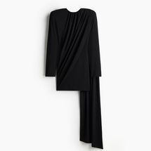 H&amp;M Shawl-Detail Draped Dress