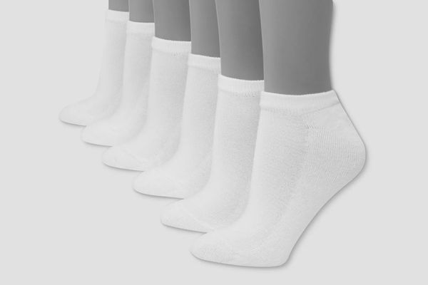 Hanes Premium Women's Cushioned 6-Pack No Show Socks
