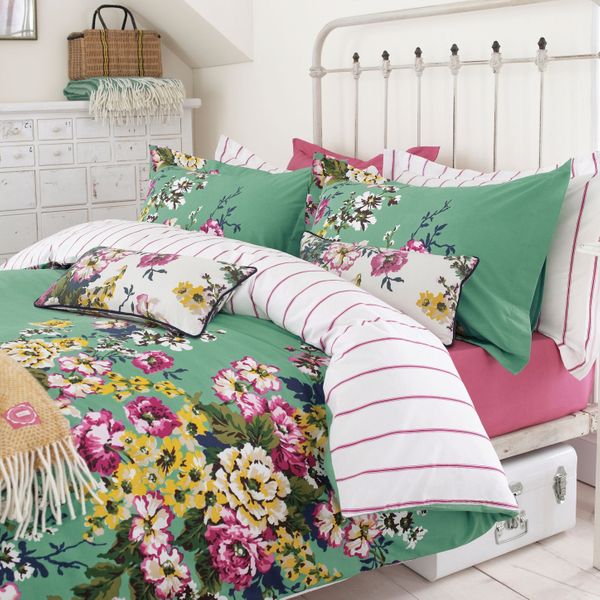 Joules Floral Green Bedding Set