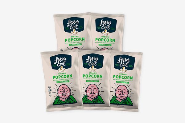 Lesser Evil Popcorn Jalapeno + Honey, 5oz - Pack of 5