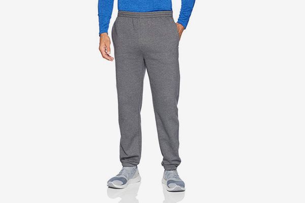 fruit of the loom men's elastic bottom sweatpant