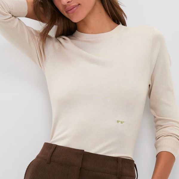 Tuckernuck Cashmere Silk Long Sleeve Katie Tee