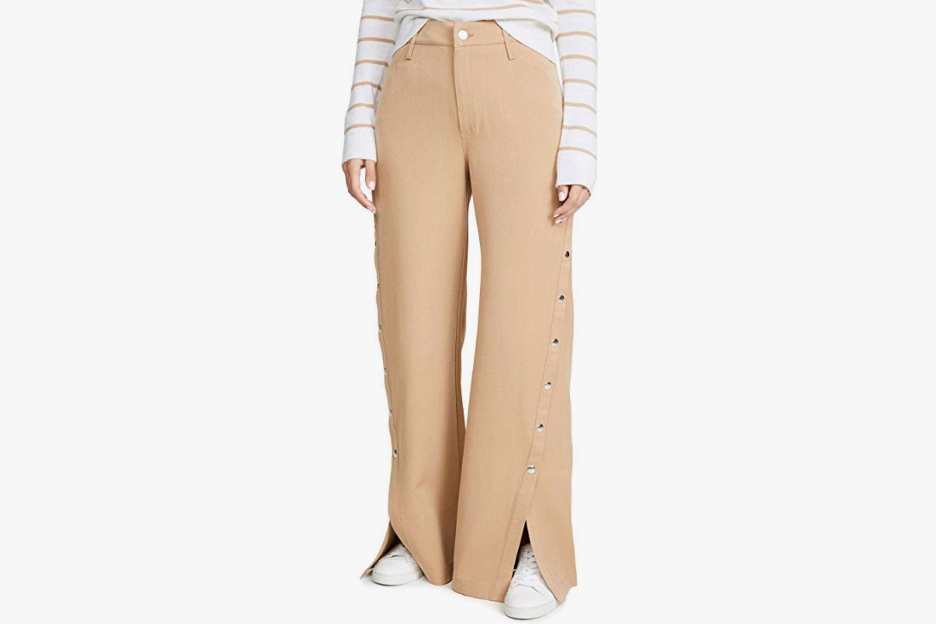 intraprendere Alleviare tappeto tall high waisted wide leg trousers ...