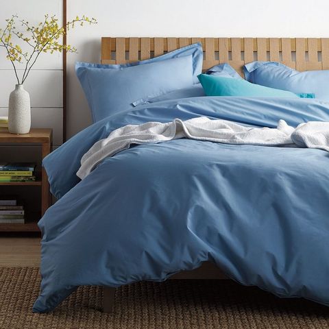 Classic Percale Solid Duvet Cover