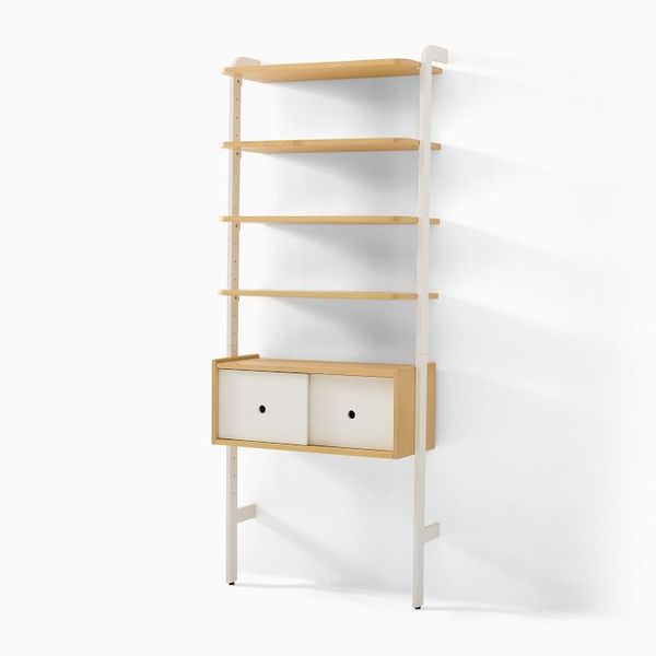 West Elm Kids Ziggy Wall-Mounted Modular Shelving System - Cabinet Bookshelf