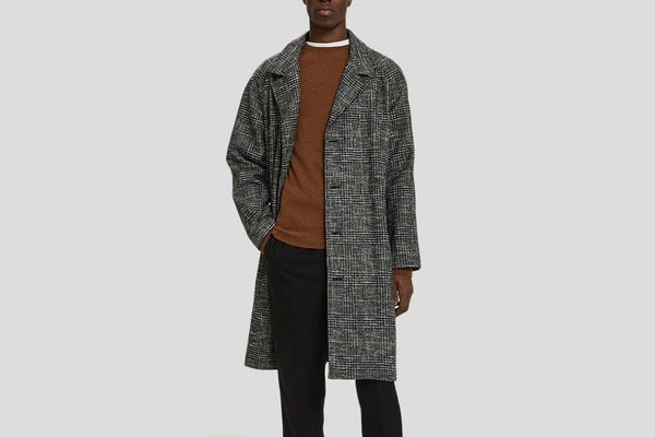 Éditions M.R Tristan Belted Tweed Overcoat