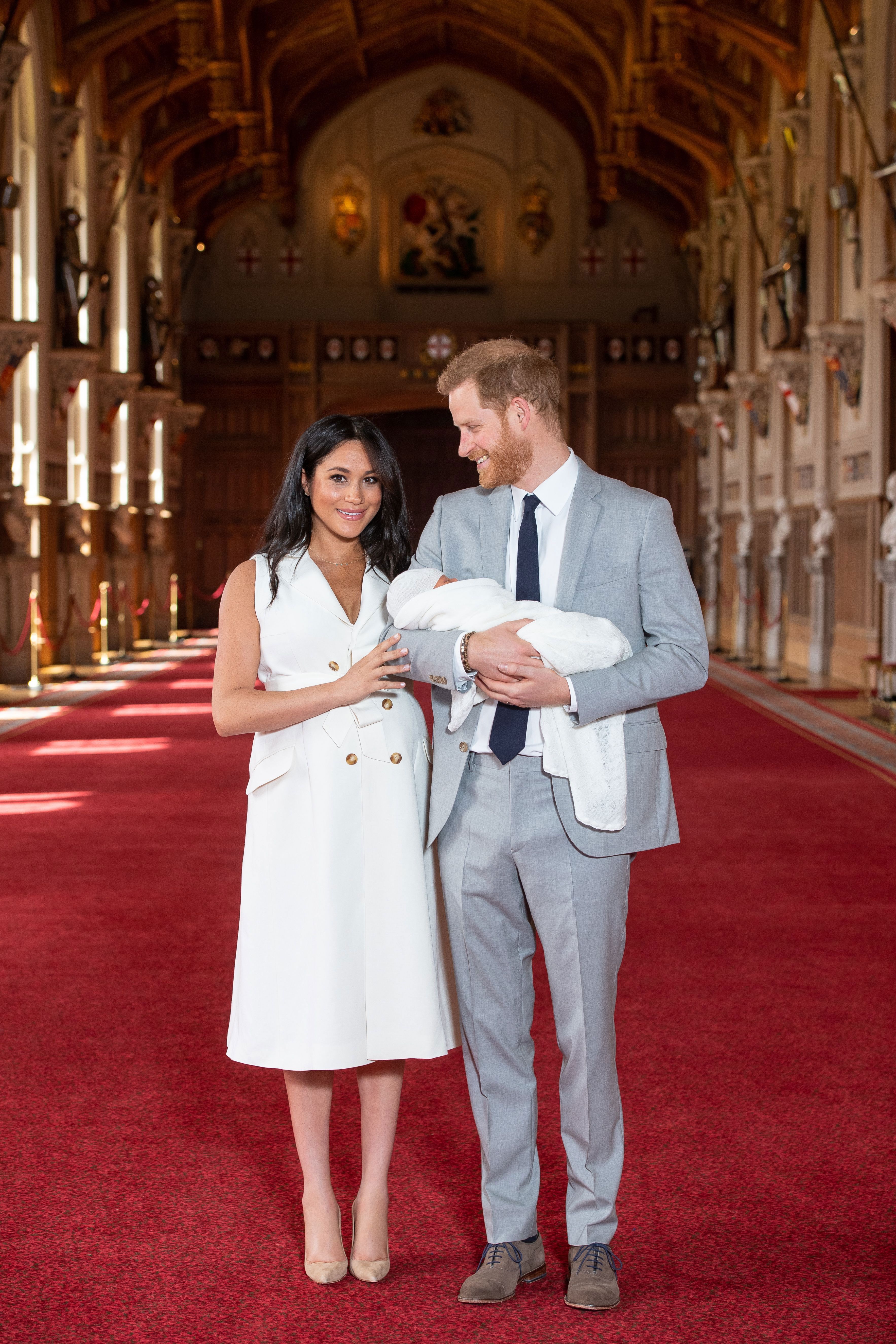 Meghan Markle Wears Wales Bonner Dress For Baby Photo